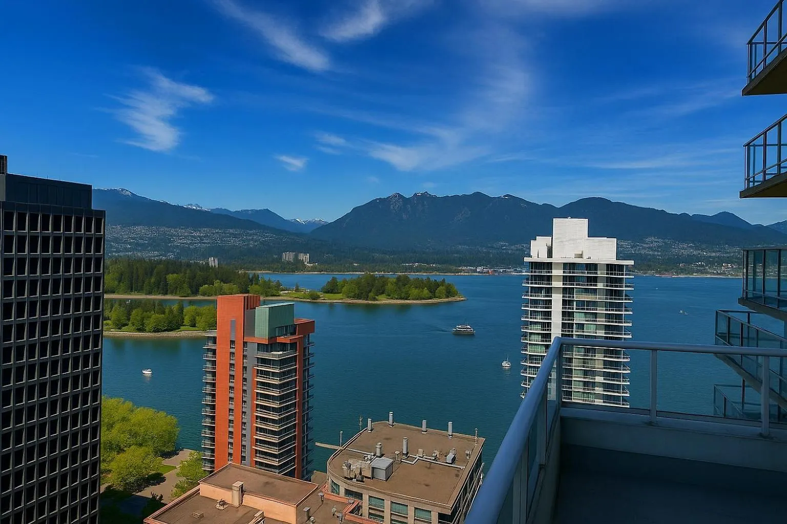 Live The Coal Harbour Dream Spacious 2-Bedroom With Breathtaking Water And Mountain Scenery Vancouver Kanada